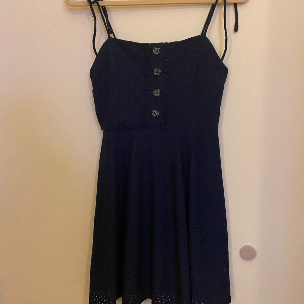 Dark blue dress